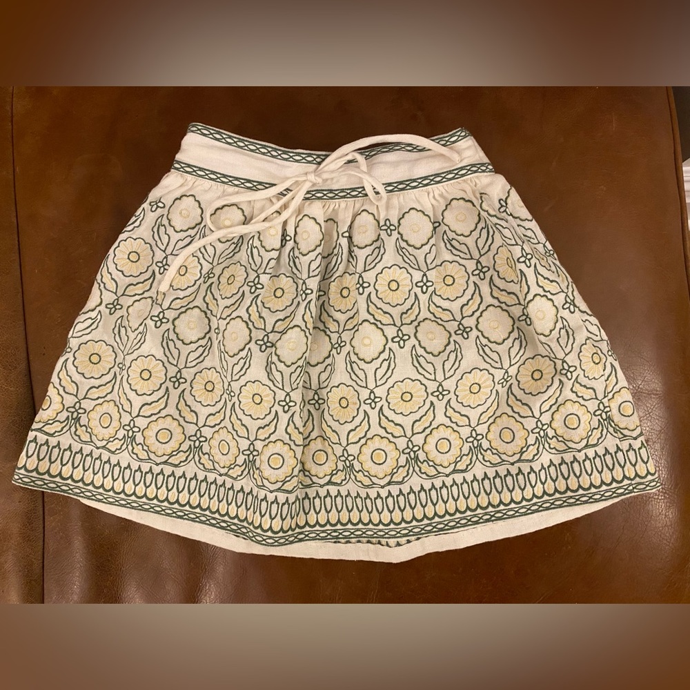 Tocca Girls Embroidered Skirt - size 4